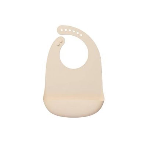 Loulou Lollipop Silicone Bib - Coconut Milk