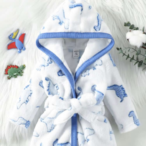 Infant Minimalist Pattern Hooded Cute Long Sleeve Pajamas | SHEIN USA