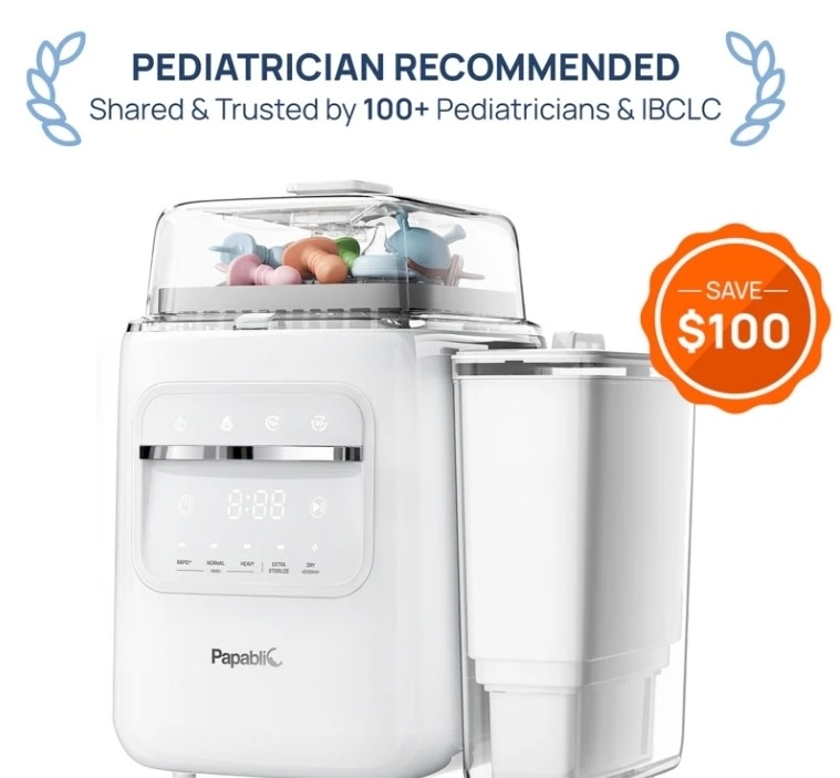 Papablic SafeguardPlus™ Baby Bottle Washer System
