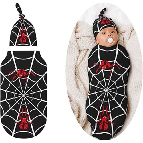 Spider Swaddle Blankets Newborn Receiving Blanket Baby Swaddle Wrap Soft Sleeping Sack for Baby Girls Boys