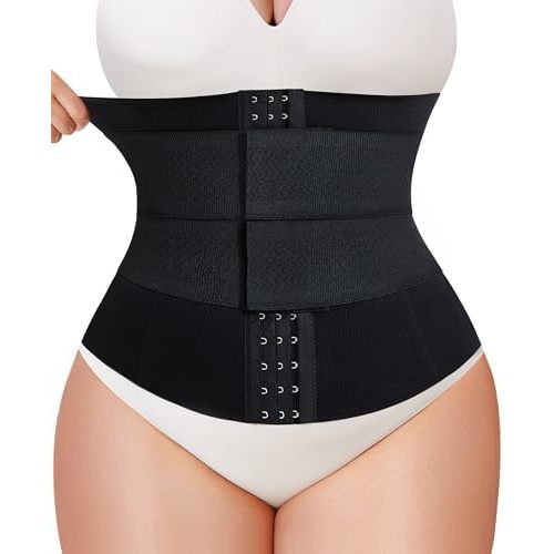 YERKOAD Waist Trainer for Women Plus Size Corset Shapewear Tummy Control Waist Cincher Postpartum Belly Band Wrap
