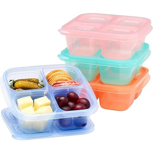 Bentgo Easyboxes 4-Compartment Snack Containers