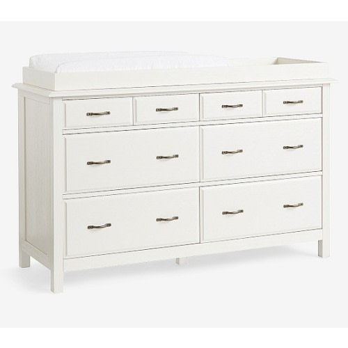 Rory Extra Wide Changing Table Dresser & Topper | Pottery Barn Kids