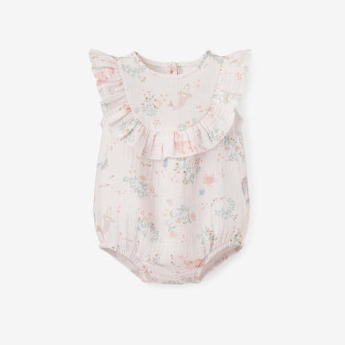Sea Magic Organic Muslin Bubble Romper
– Elegant Baby