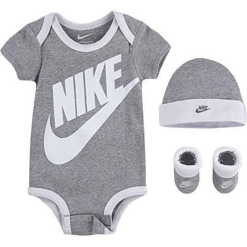 Nike Baby's Bodysuit, Hat and Booties 3 Piece Set