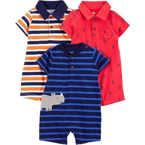 Simple Joys by Carter's Baby Boys' 3-pack Rompers
