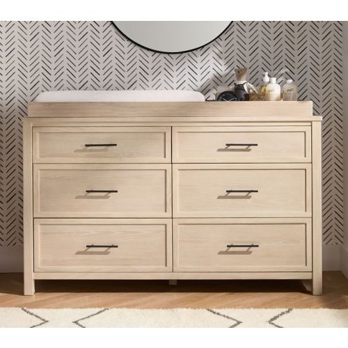 Camden 6-Drawer Dresser & Topper Set