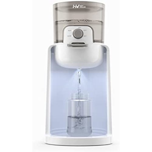 Water Warmer, HEYVALUE Baby Bottle Warmer, Formula Maker with Night Light, 4 Temperature Control & 72H Keep Warm, Detachable Tank, Instantly Dispenses Warm Water, Feed Baby More Easier and Healthier