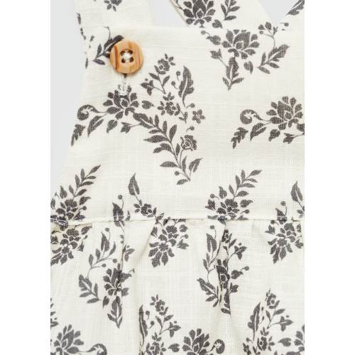 Print cotton one-piece suit - Kids | MANGO USA