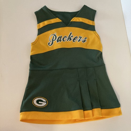 Size 2T Green Bay Packers cheerleader dress