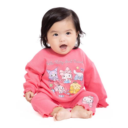 Hello Kitty and Friends Baby Girls Graphic Sweatshirt and Flared Leggings Set, 2-Piece, Sizes 0M-24M