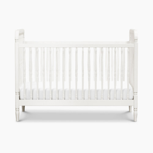 Million Dollar Baby Classic Liberty 3-in-1 Spindle Crib with Toddler Bed Conversion Kit - Warm White