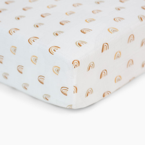 Lulujo Crib Sheets - Rainbow