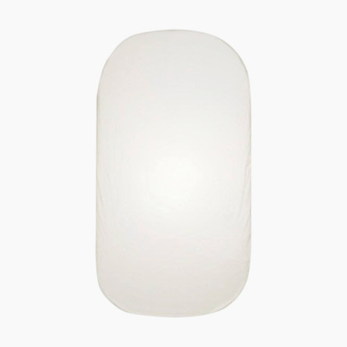 Organic Fitted Sheet for Cradle - Natural White