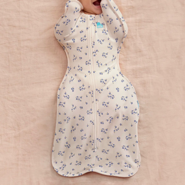Swaddle Up™ 1.0 TOG Cotton Jacaranda Meadow