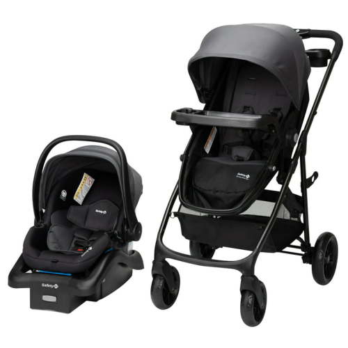 Safety 1st Grow and Go Sprint Modular Travel System Stroller with Rear-Facing Infant Car Seat, Alloy