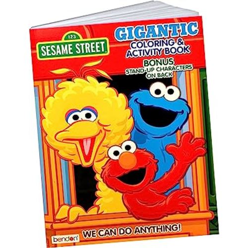 Sesame Street Gigantic Coloring and Activity Book