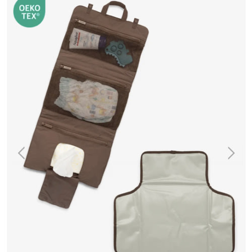 Diaper Changing Pad Organizer - HAZELNUT