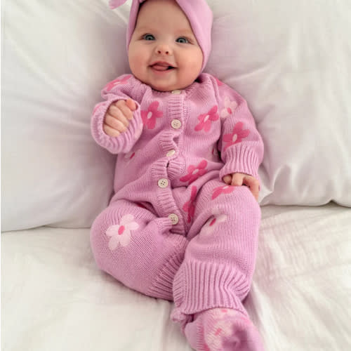CLASSIC KNIT ROMPER | CORA