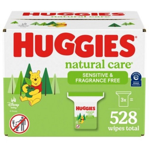 Huggies Natural Care Sensitive Unscented Baby Wipes (Select Count)
