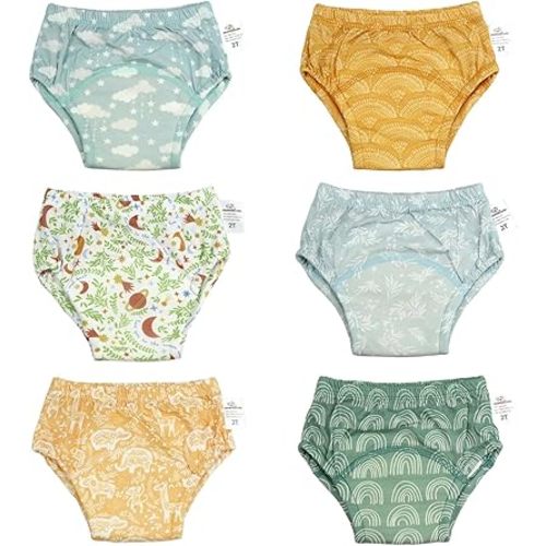 Mama Koala Toddler Potty Training Pants Potty Training Underwear for Boys and Girls - 6 Pack - 2T