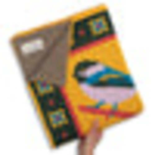 Eastern Natives Knit Blanket | Native Plants and Birds | Bird Collective