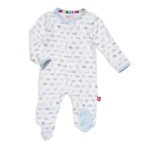 Airplane Modal Footie - Magnetic Me