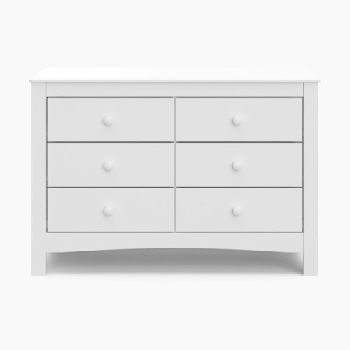 Graco Noah 6 Drawer Double Dresser - White