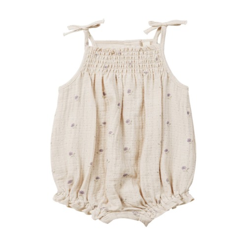 Betty Floral Tie Shoulder Organic Cotton Bubble Romper, 6-12M
- Only a few left