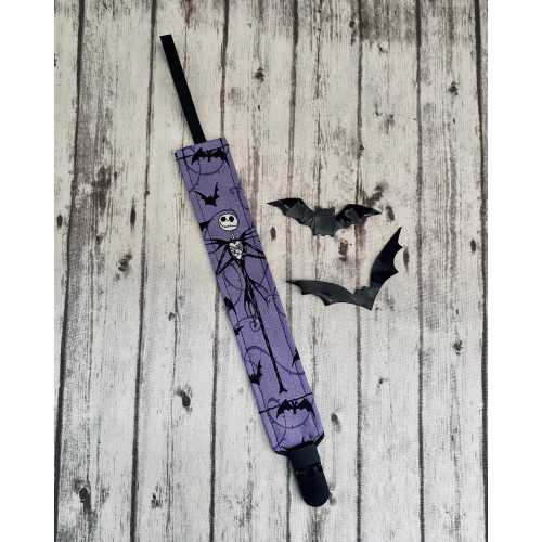 Nightmare Jack Pumpkin Bat Skeleton Paci Holder Pacifier