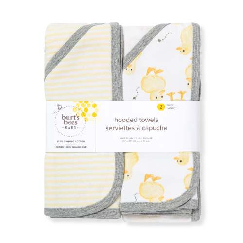 Little Ducks Organic Cotton Hooded Towels 2 Pack