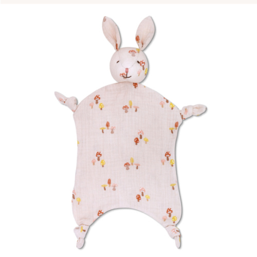 Muslin Bunny Lovey - Mini Mushroom
