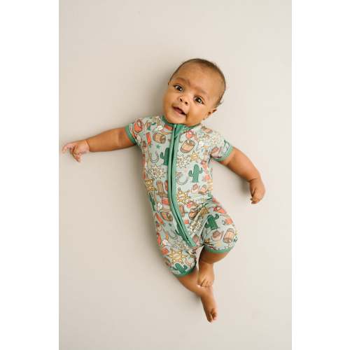 Western Bamboo Short Romper