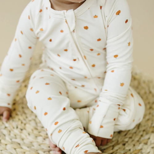 Little Pumpkin Bamboo Zippy Romper | Little Joy Co.