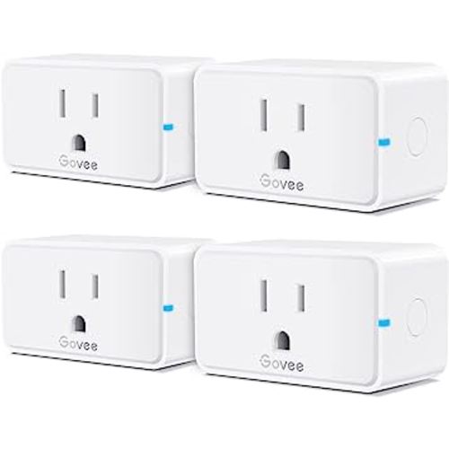 Govee Smart Plug 15A, WiFi Bluetooth Outlet 1 Pack Work with Alexa and  Google Assistant, WiFi Plugs with Multiple Timers, Govee Home APP Group  Control