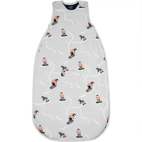 4 Season® Ultimate Baby Sleep Bag, Merino Wool & Organic Cotton, Snowboarder