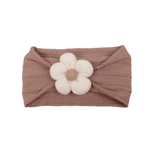 Daisy Cable Headband, Acacia
