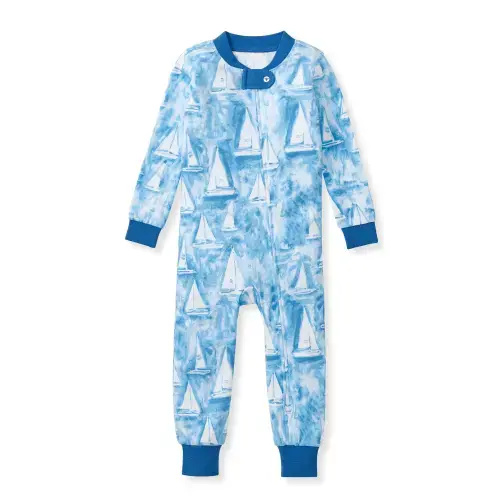 Mediterranean Sailing Organic Cotton Sleeper – Burt's Bees Baby