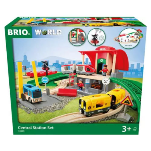 BRIO World Train Set Central Station Set