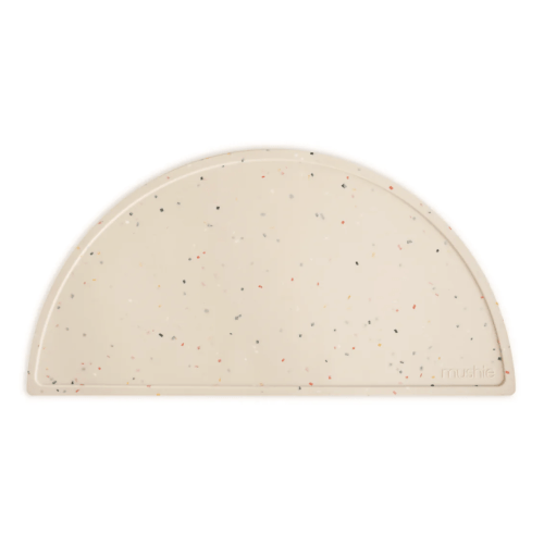 Mushie Baby Silicone Placemat: Vanilla Confetti