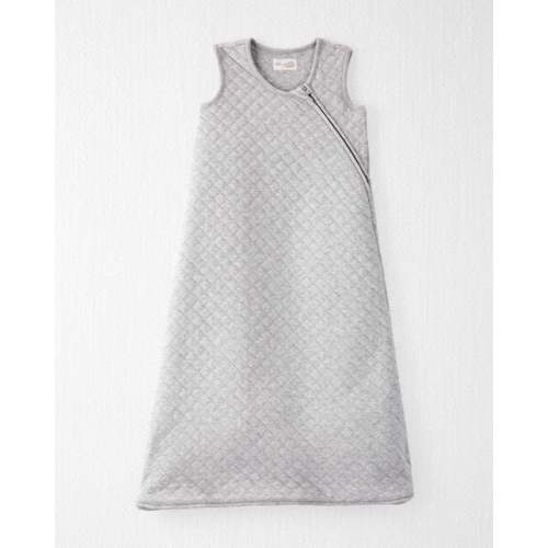 Baby Doubleknit Zip Wearable Blanket Made with Organic Cotton 1.0 TOG | Color: Grey | Size: Small