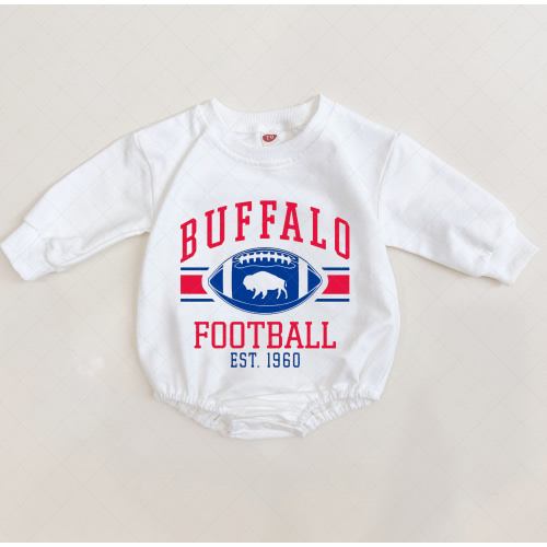 Baby Buffalo Football Romper