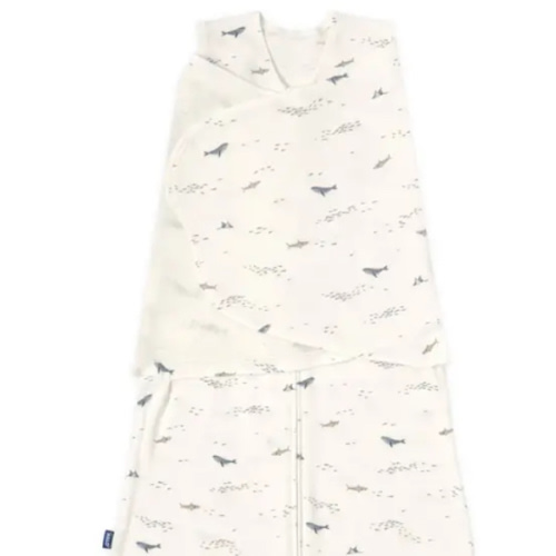 Ocean Life Cotton Swaddle | HALO