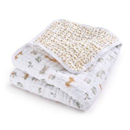 aden + anais essentials Muslin Blanket - Sage Woodland