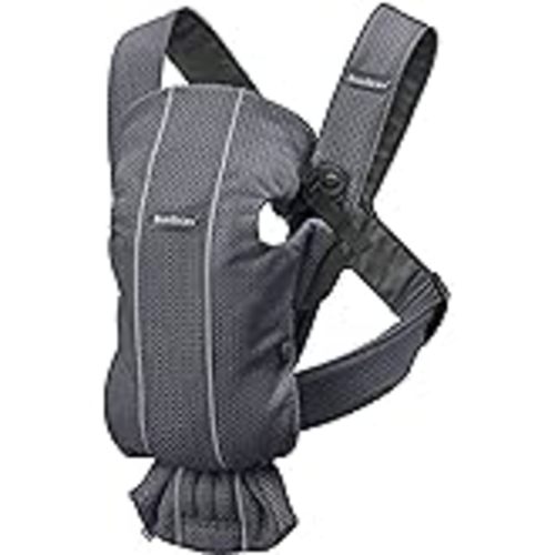 BabyBjörn Baby Carrier Mini, 3D Jersey, Light gray
