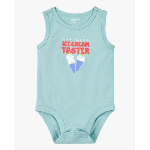 Baby Official Ice Cream Taster Sleeveless Bodysuit - Carter's | Carter's
