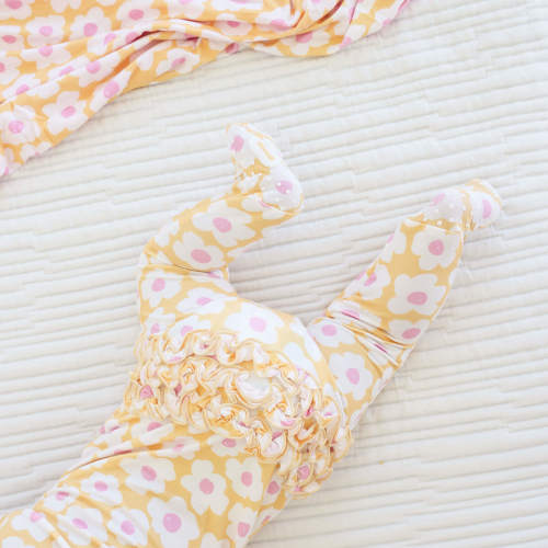 Caden Lane: Girl Ruffle Zipper Footies - Best Sellers