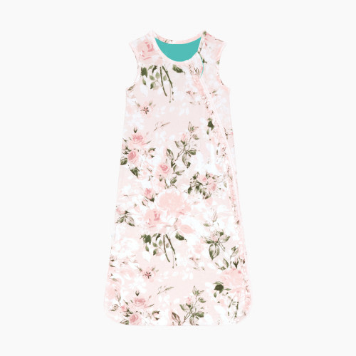 Posh Peanut 1 Tog Sleeveless Ruffled Sleep Bag - Vintage Pink Rose, 0-6 Months