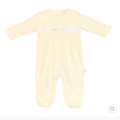Puddle Ducks Smocked Pima Romper