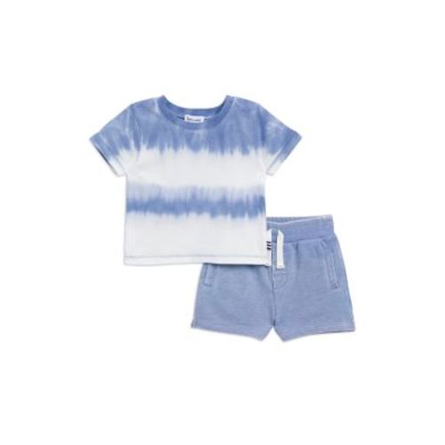Boys' Sunburst Tie Dye Striped Tee & Shorts Set - Baby